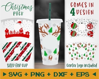 Christmas  Wrap Svg, Christmas Svg, Merry Christmas Svg, Christmas Tree Svg, Snowman Svg, Deer Svg, Christmas  Svg, Winter Svg, Gift Svg