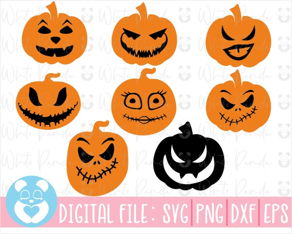 Pumpkin Svgpumpkin Face Svghalloween Svgbundle Pumpkin - Etsy