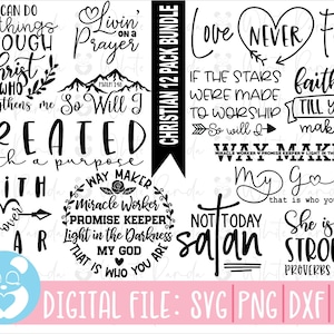 Christliches Svg,Glaube Svg,Christliches Bundle,Bibel Svg,religiöse svg,Jesus Svg,Gott Svg,Instant Download,Cut Dateien für Cricut,