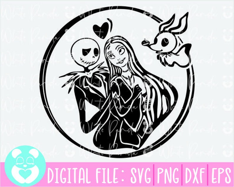 Jack and Sally Svg Sally Svg Jack Skellington Svg The | Etsy