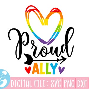 Gay Pride Svg, Stolzer Ally Svg, Gay Pride Cut Files, Fun Straight Ally, Gay Cut File, Straight Against Hate Svg, Png Svg Dxf, Cricut, Silhouette