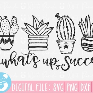 Lo que está arriba Succas Svg,Cactus Svg,Suculentar archivo de corte,archivos SVG para Cricut,Silhouette,Descarga instantánea,Cactus Cortar archivo,Cactus Clipart,Dxf,Eps
