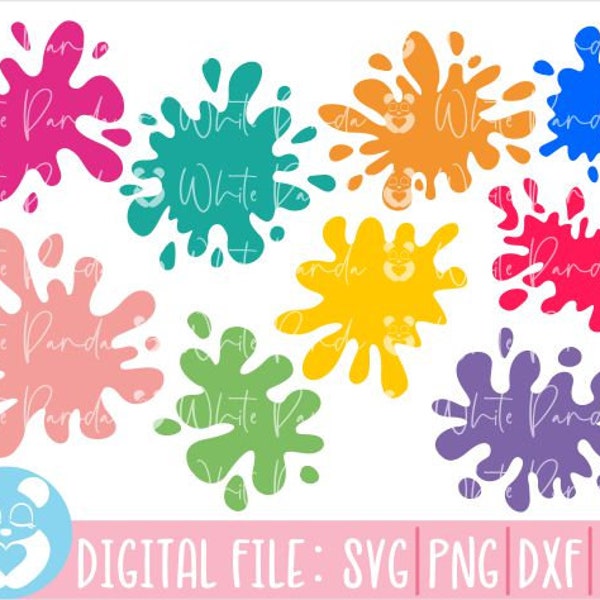 Bundle Paint Splats Svg,Paint Splatter Svg ,Paint Svg,Paint Streak Blob Svg,Cut File for Cricut,Gift Decal,Silhouette,lnstant Download,Svg