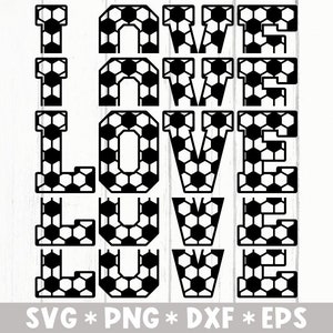 Piłka nożna Miłość Svg, Dzień Gry, Życie Piłkarskie, Projekt Sportowy, Prezent Dla Niej, Piłka Nożna, Plik Cięcia Svg, Plik Svg Do Tworzenia Cricut, Pobieranie Cyfrowe