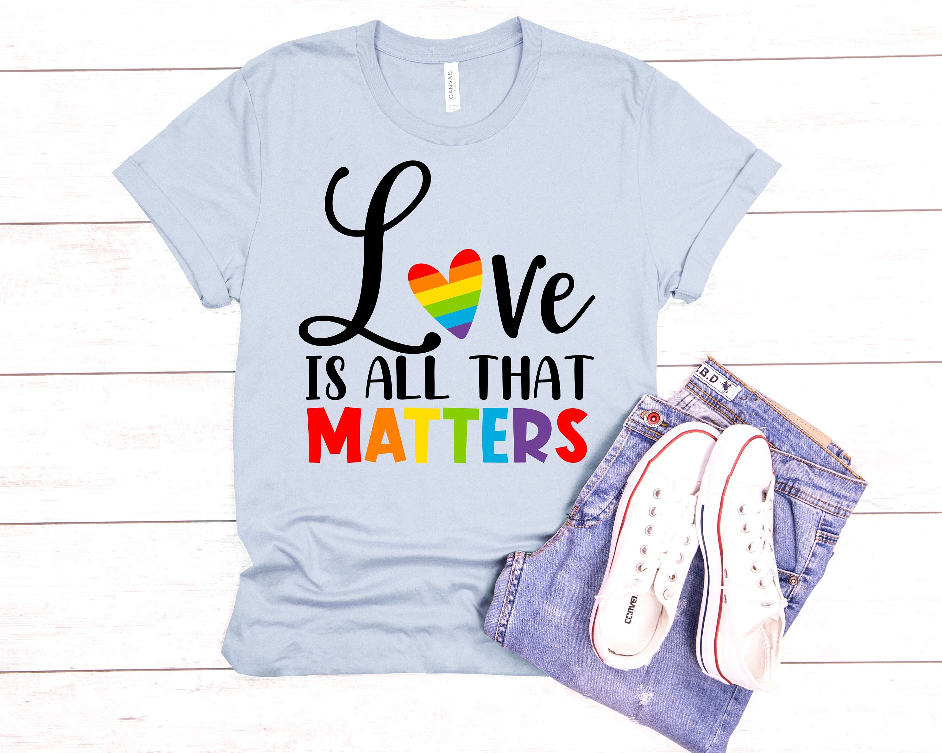 Gay Pride Svg, Gay Svg, Love Rainbow Heart Svg, LGBTQ Pride Svg ...