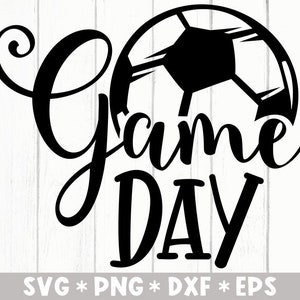 Game Day Svg, Soccer Lover, Football Life, Sport Season, Game Day Vibes, Svg Cut File, Svg para hacer archivos Cricut, Descarga digital
