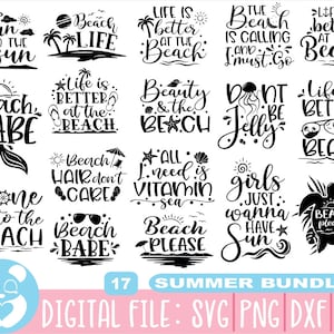 Summer Svg, Beach Life Svg, Beach Please Svg, Gone To The Beach Svg, Dont Be Jelly Svg, Beach Babe Svg, Summer Svg Bundle, Beach Svg, Summer