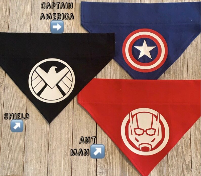 Avengers dog bandana Clearance