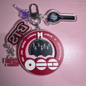 Acrylic Bag Charm – BTs Arirang Pendant Inspired Group, with free gifts