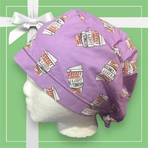Movie Theme: Gilmore GrL characters name Euro Pixie Scrub Cap with ID badge