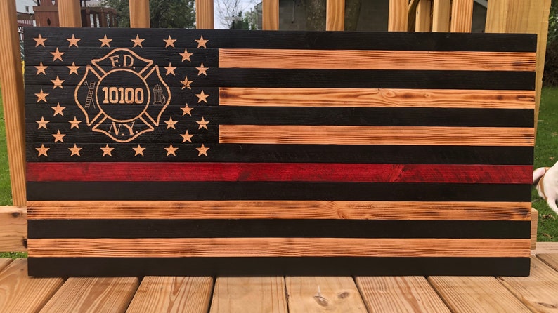 Custom Wooden Flag