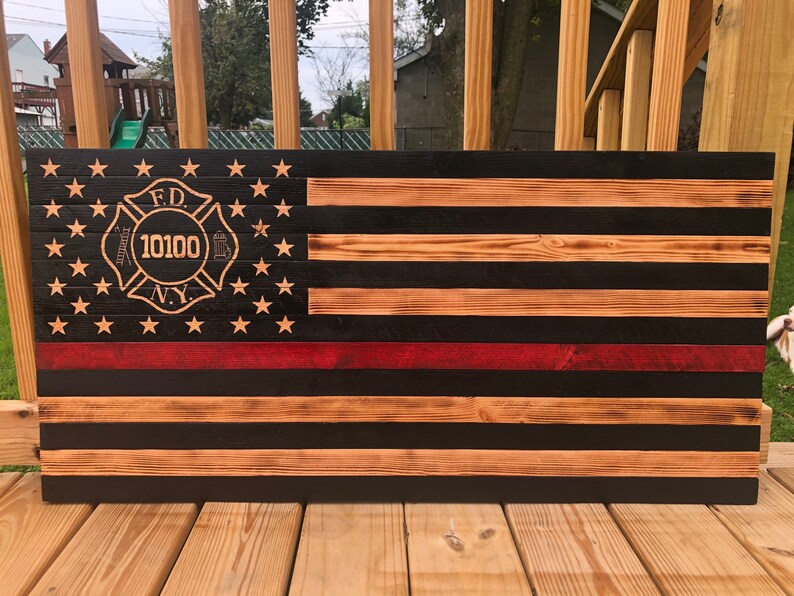 Custom Wooden Flag