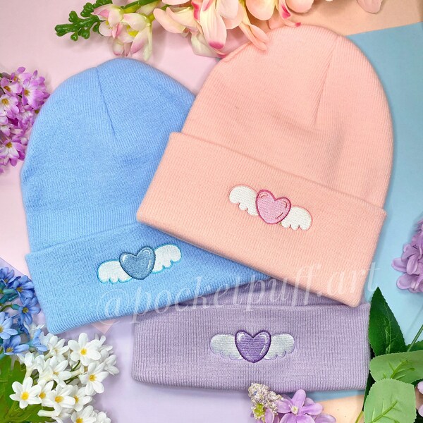 Love Heart Beanie / Blush main image 0