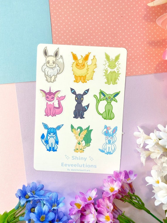 Eeveelution Pocky Sticker