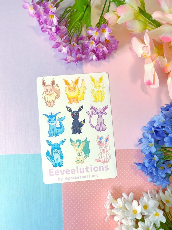 Eeveelution Pocky Sticker