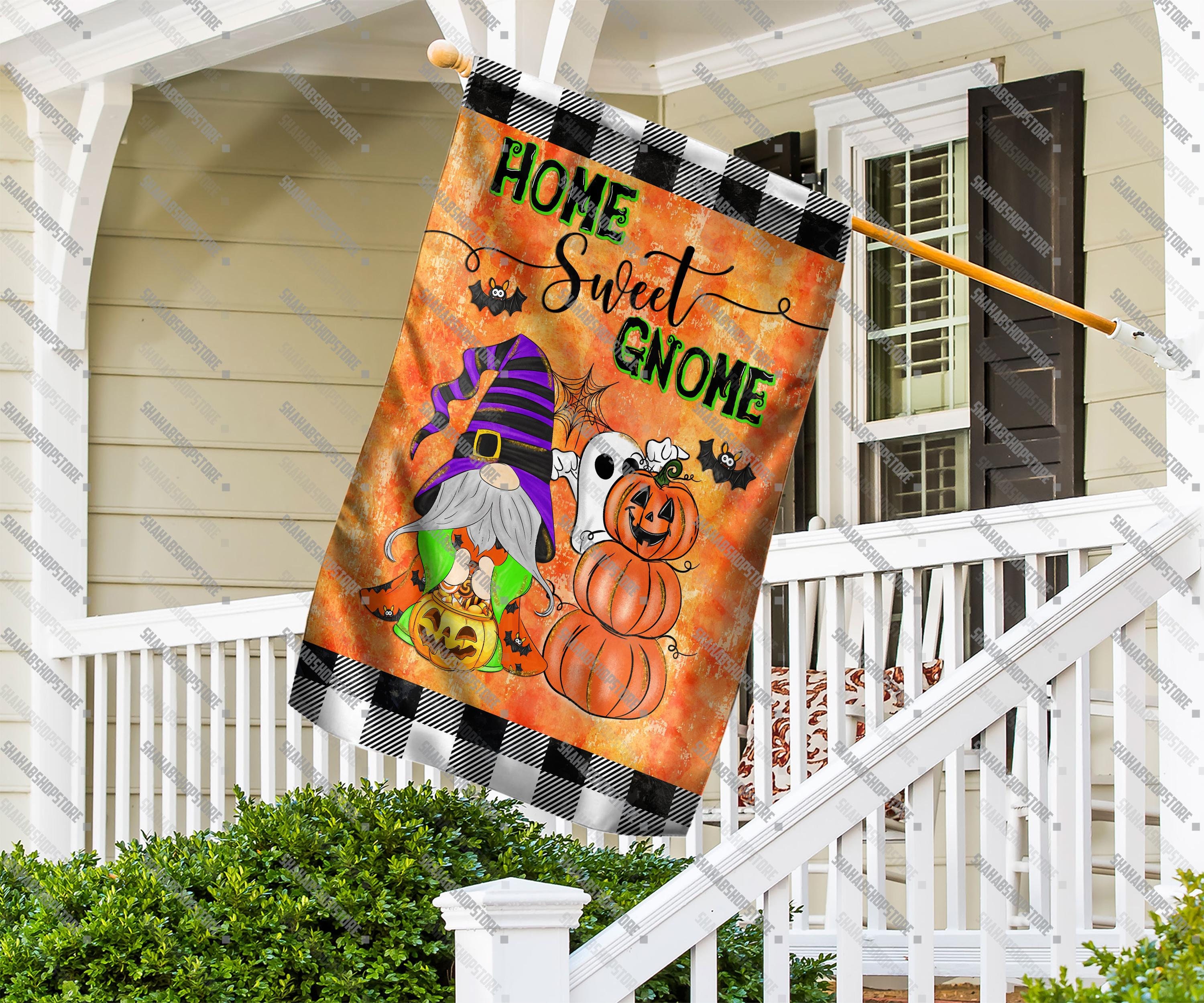 Home Sweet Gnome House Garden Flag Horror Gruselige Hexen | Etsy