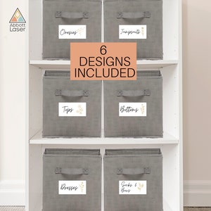 Printable Baby Clothes Labels for Organizing - Set of 6 Designs - Etsy