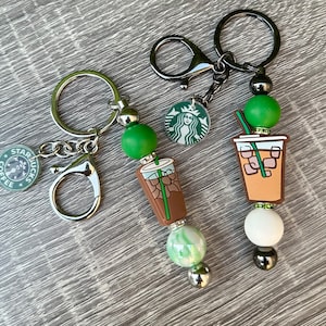 Iced Coffee Keychain
