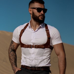 Men Harness for Shouldersmen Harness Brownchest 