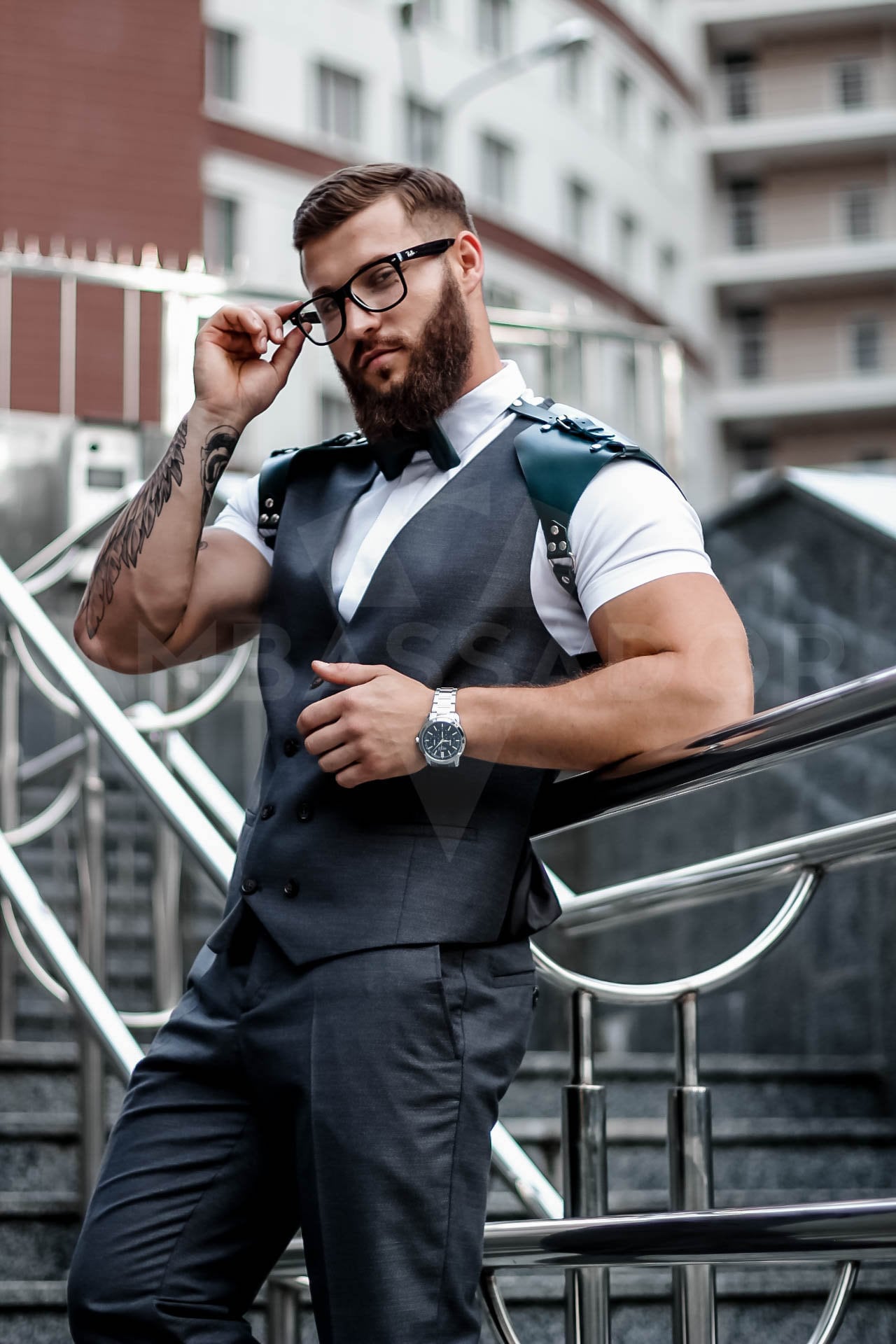 Men Harness for Shouldersmen Harness Greenchest Etsy