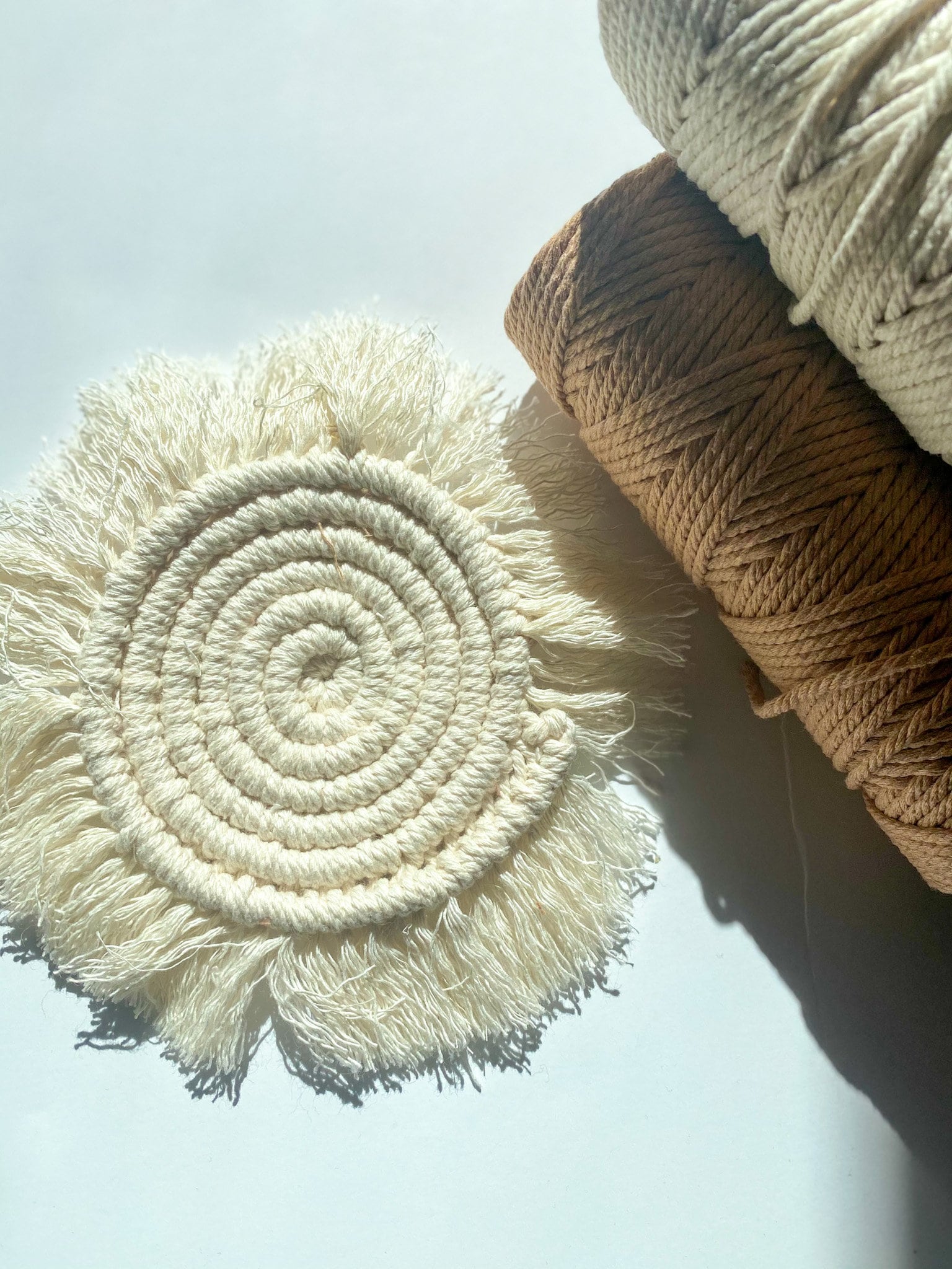 DIY Macrame Coasters: How to Make a Macrame Coaster
