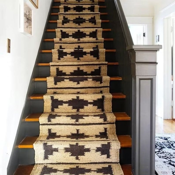 2 x 22 ft Stair Jute Runner, handmade jute runner, outdoor runner rug, hallway runner rug, plus jute runner, long jute runner,