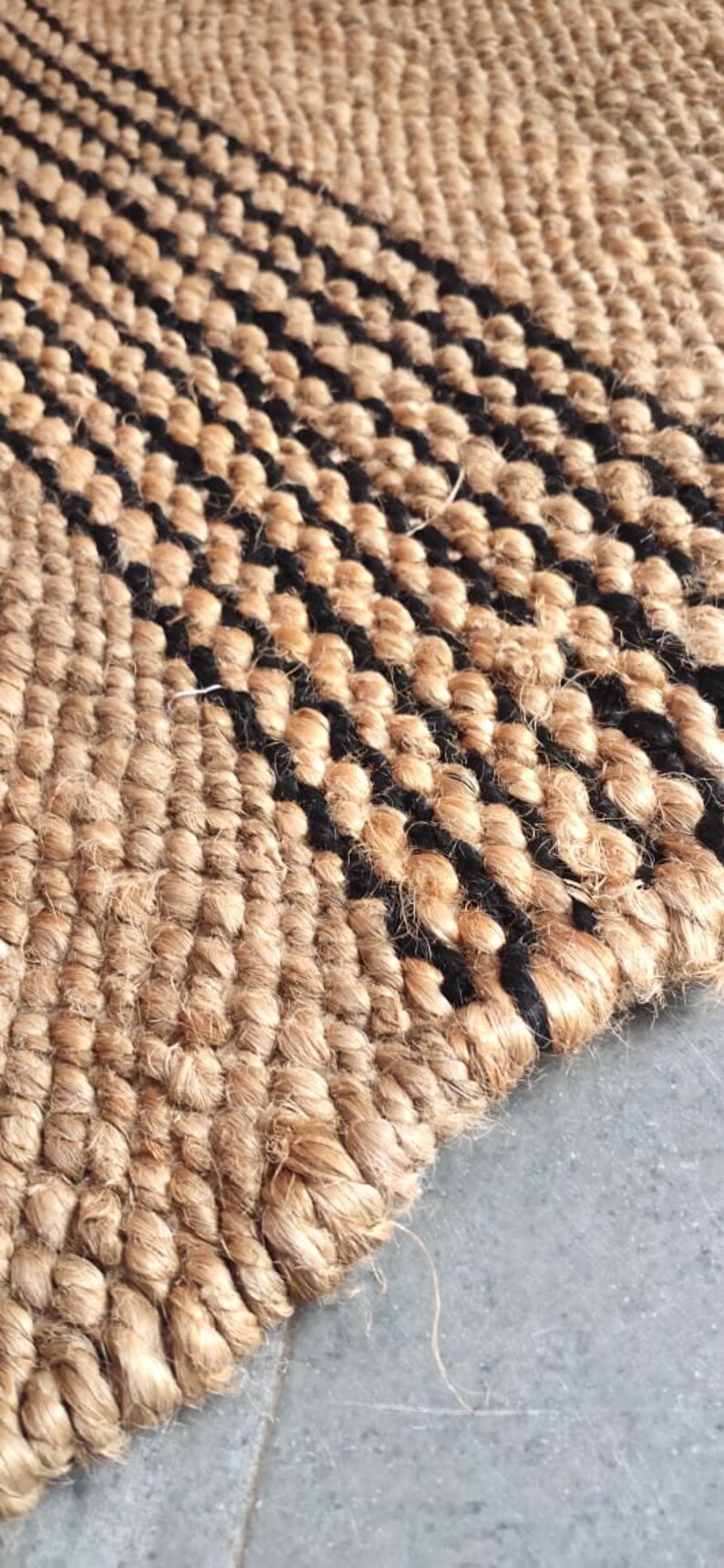 2x5 2x12 2x15 Ft Hemp Jute Runner Handmade Jute Runner Rug Etsy