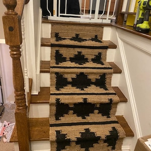2 x 22 ft Jute Stair Runner, Handmade Long Jute Rug, Outdoor & Hallway Runner, Natural Fiber Plus-Size Runner