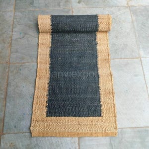 2 x 6 ft handmade jute runner,runner rug, outdoor runner rug, hallway runner rug, jute rug,kitchen rug,indoor stair Jute Runner