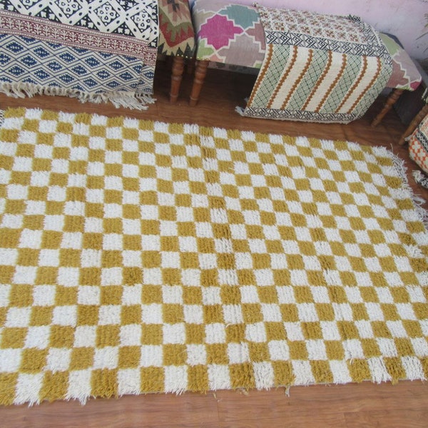 Moroccan Checkered Rug Etsy
