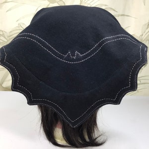 Gothic goth bat witch comfy stretches bandana shawl face mask, Triangle gothic bat beanie scarf headwear band