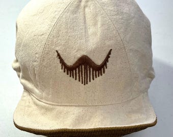 Button-Free foldable Corduroy Baseball Cap • Embroidered Canvas Dad Hat