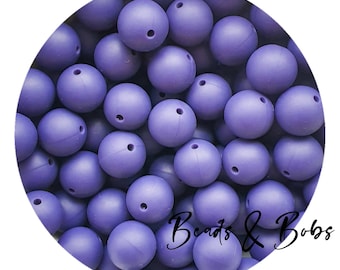 Silicone Bow beads for jewellery and craft projects Candy Purple