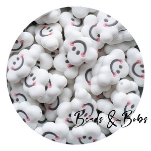 BULK 2-10 Pieces FREE Postage available see description, Silicone Cloud beads for jewellery and craft projects