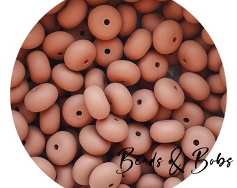 Craftdady 74 perline in silicone per la creazione di gioielli, con colonna rotonda, abaco, kit di perline in gomma sfaccettate, distanziatori sciolti per portachiavi, bracciali, collane