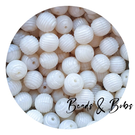 15mm “Spiral” Silicone Beads