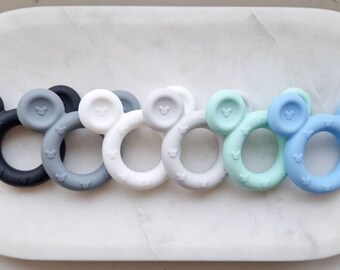 Silicone mouse ring for jewellery and craft projects - 6 Colours