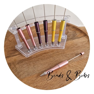 Beadable pens for craft projects - Black Ink