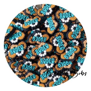 BULK 2-10 Stück FREI Porto verfügbar siehe Beschreibung, Silikon Rodeo Beads für Schmuck und Bastelprojekte