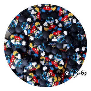 BULK 2-10 Pieces FREE Postage available see description, Silicone Trick or Treat Stich Beads for jewellery and craft projects