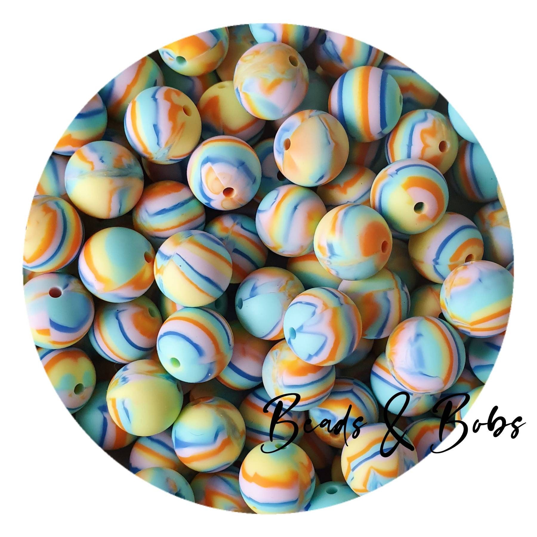 15mm Round Silicone Beads for Jewellery and Craft Projects Etsy UK