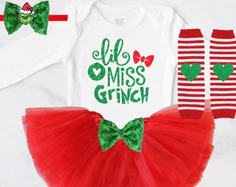 baby girl grinch outfit