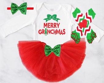 grinch christmas outfit baby