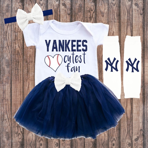 Yankees Baby Girl Etsy