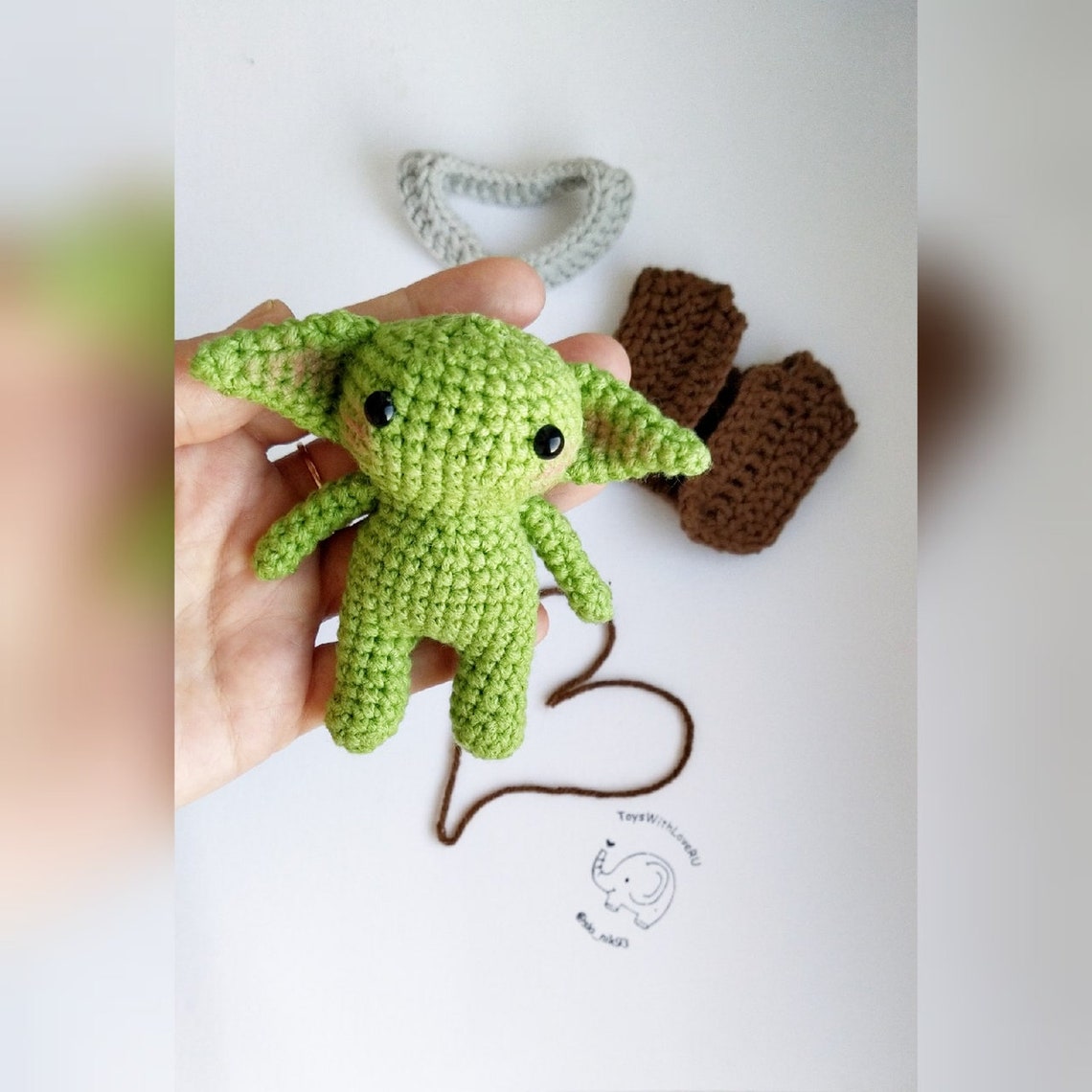 Baby yoda toy Crochet baby joda doll Yoda clothes Baby yoda Etsy