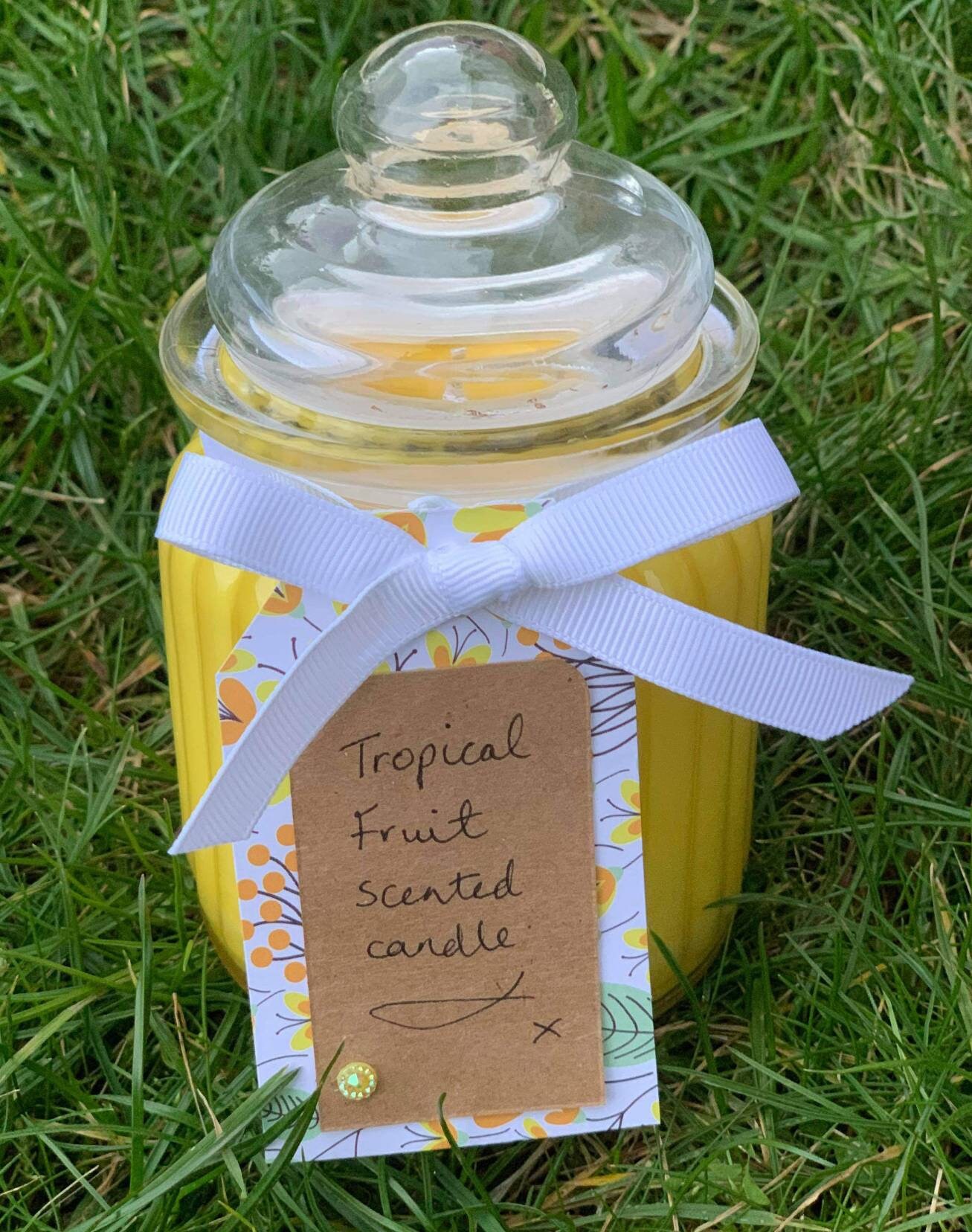 Handmade Tropical Fruit Scented Candles Etsy