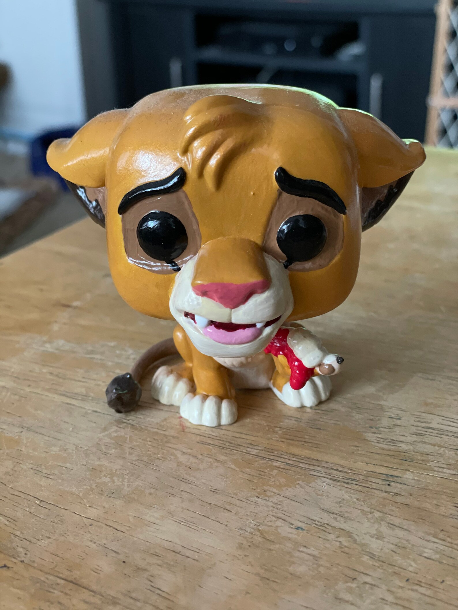 HandPainted The Lion King Simba Pop Funko Etsy