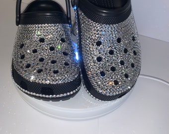 My Handmade Red Rhinestone Bow Custom Clogs for My Style | Birthday ...