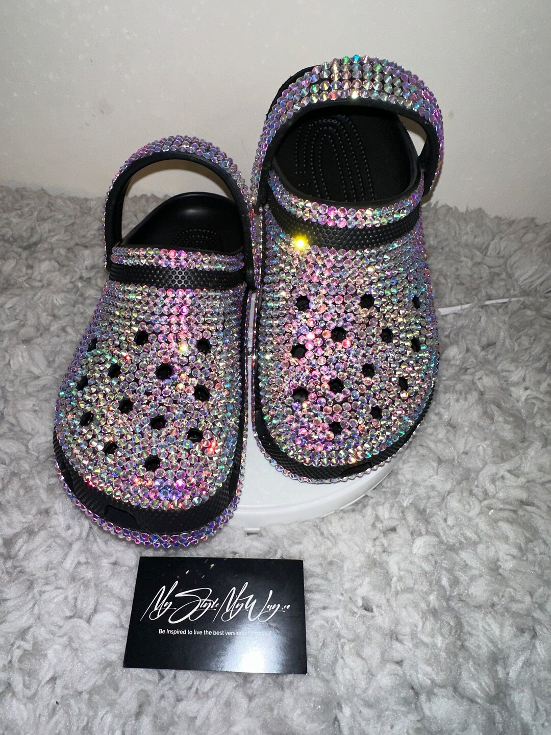 custom bling crocs