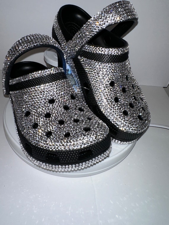 My Handmade Crystal Clear Custom Clogs for My Style | Birthday Gifts For her | Anniversary Gifts| Push Gifts | Custom Bling Shoes